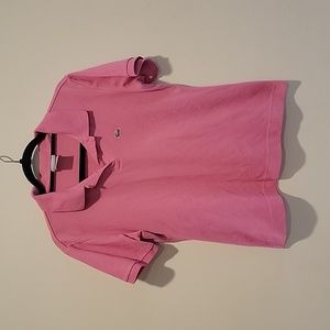 Lacoste Light Pink Short Sleeve Polo